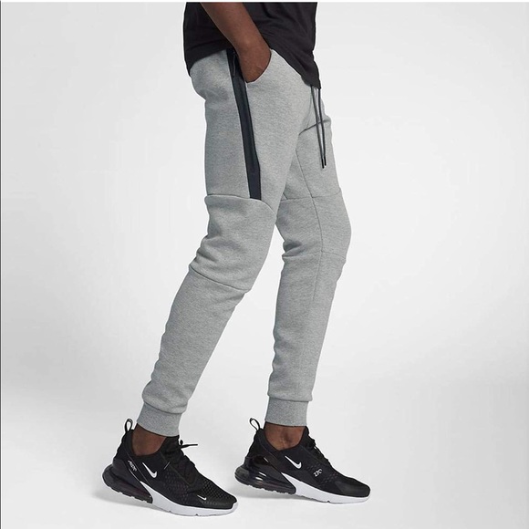 Nike Pants Nwt Nike Tech Fleece Jogger Pull On Pants In Gray Mens